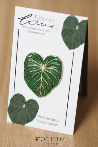 Philodendron Pastazanum Pin/Keyring